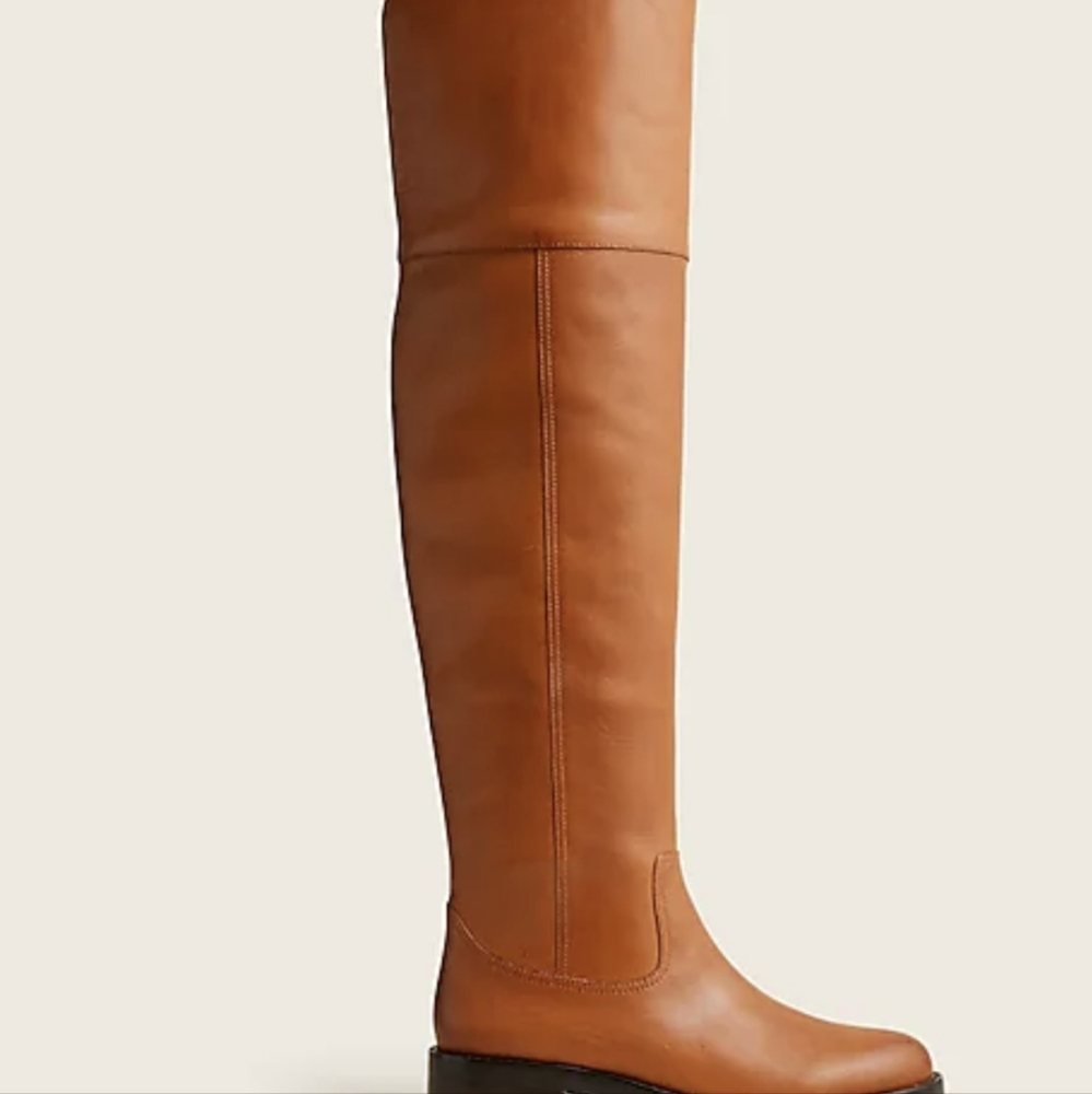 J Crew over the knee riding boots
